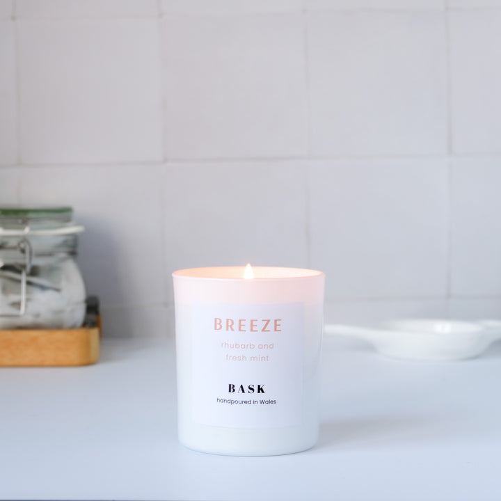 Breeze Soy Candle | Rhubarb and Fresh Mint