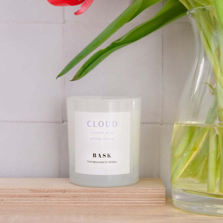 Cloud Soy Candle | Cotton and White Musk