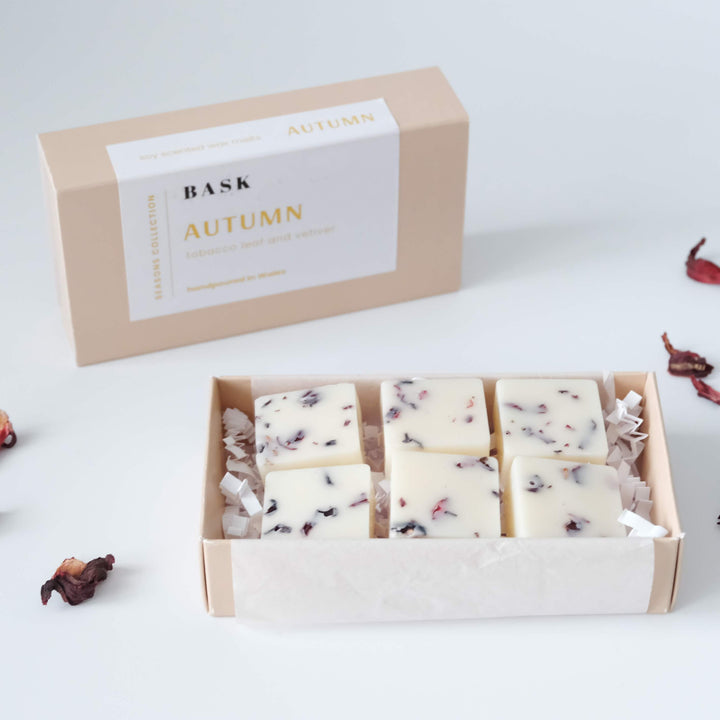 Autumn Botanical Wax Melts | Tobacco Leaf and Vetiver