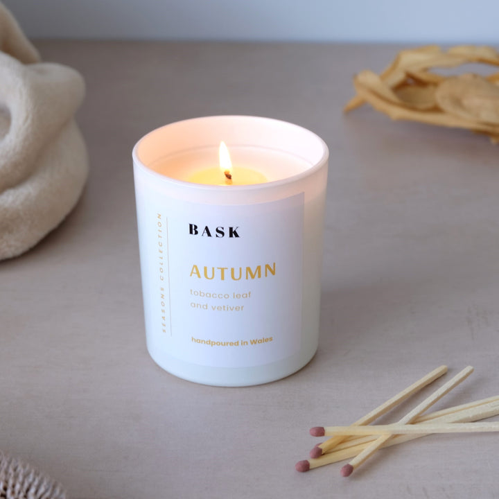 Autumn Soy Candle | Tobacco Leaf and Vetiver
