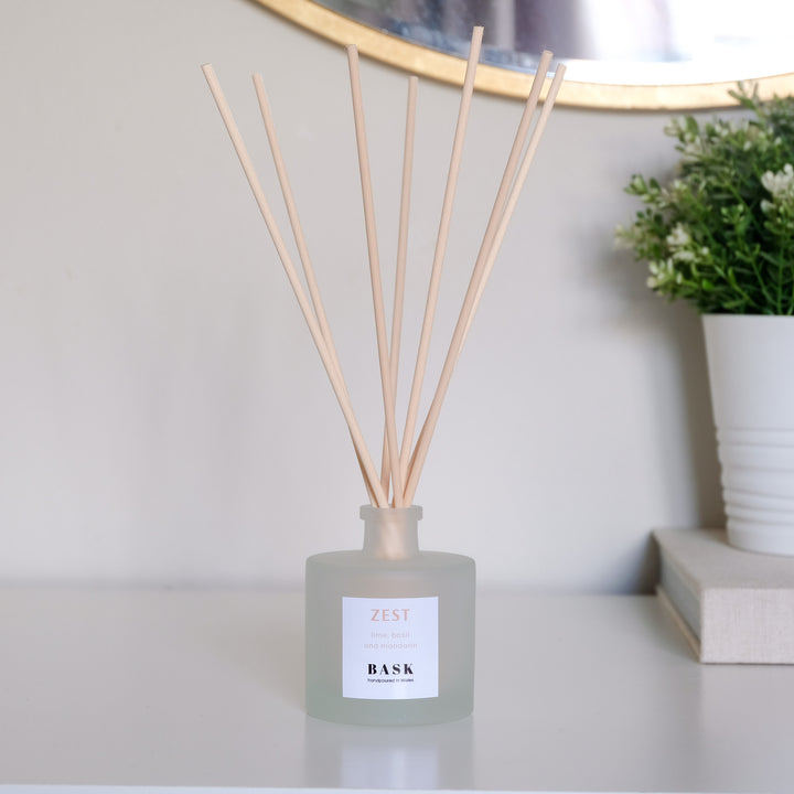 Zest Reed Diffuser | Lime, Basil and Mandarin