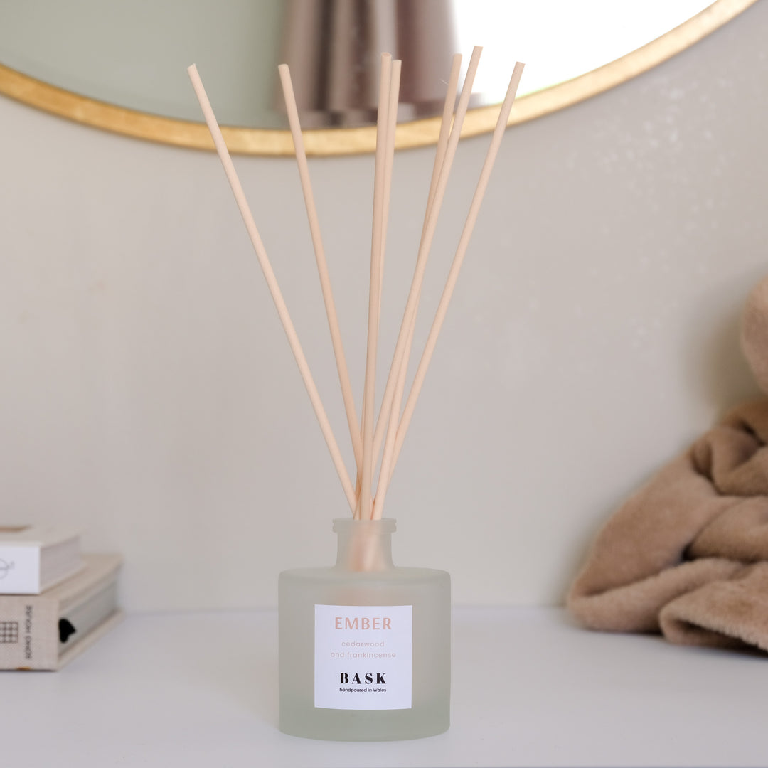 Ember Reed Diffuser | Cedarwood and Frankincense