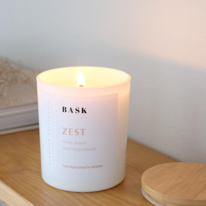 Zest Soy Candle | Lime, Basil and Mandarin